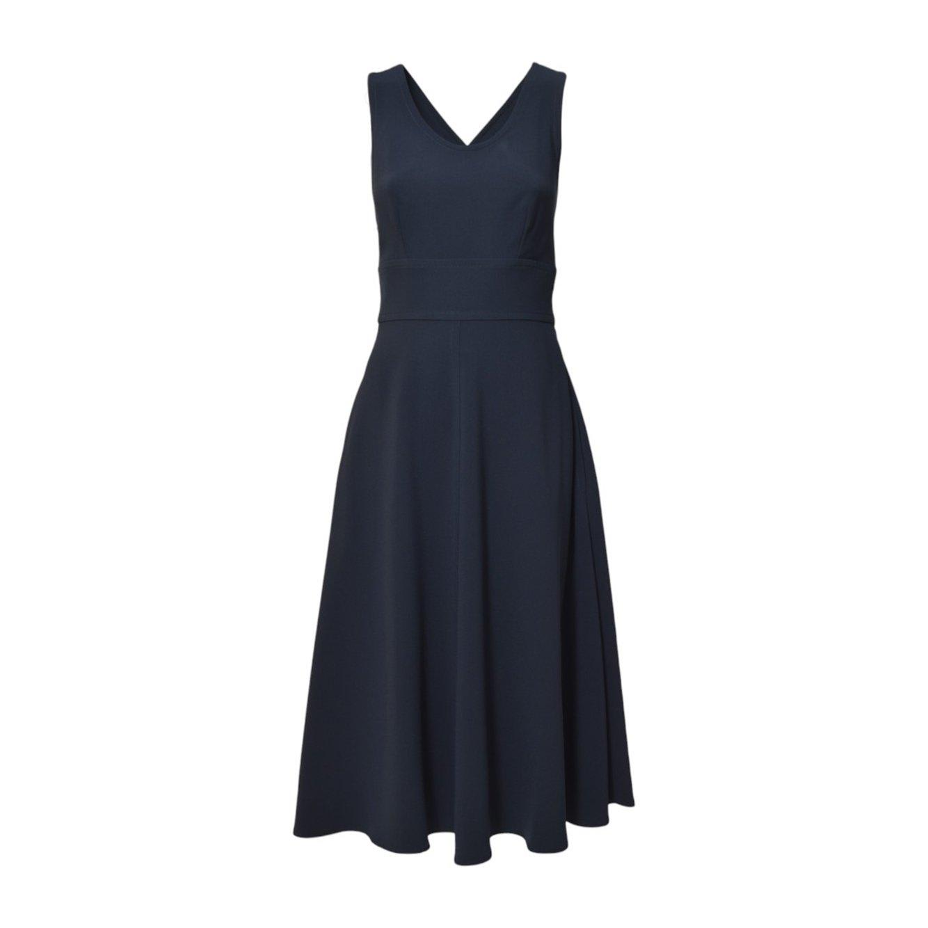 Long Crepe Cady Dress