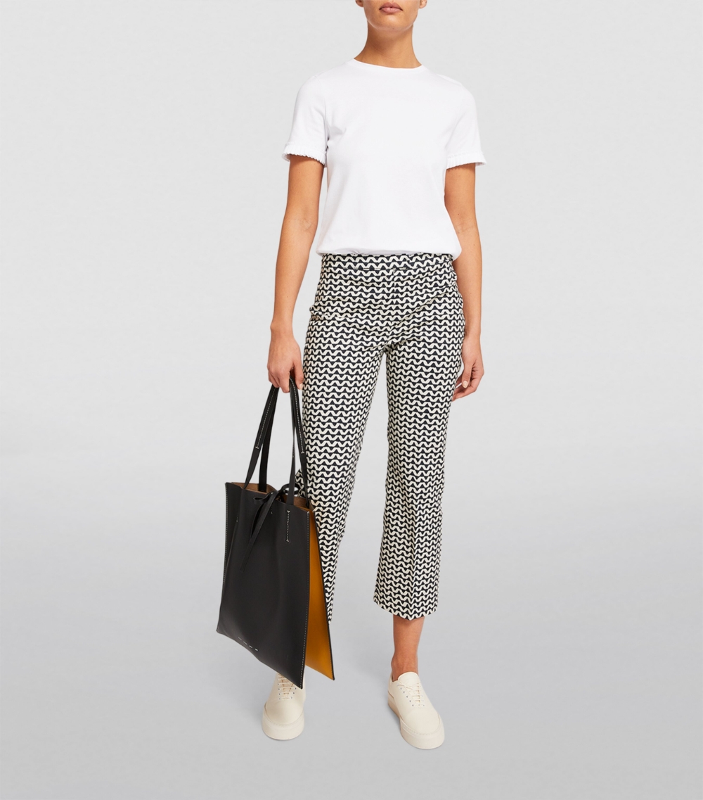 Cotton Frill-Detail T-Shirt