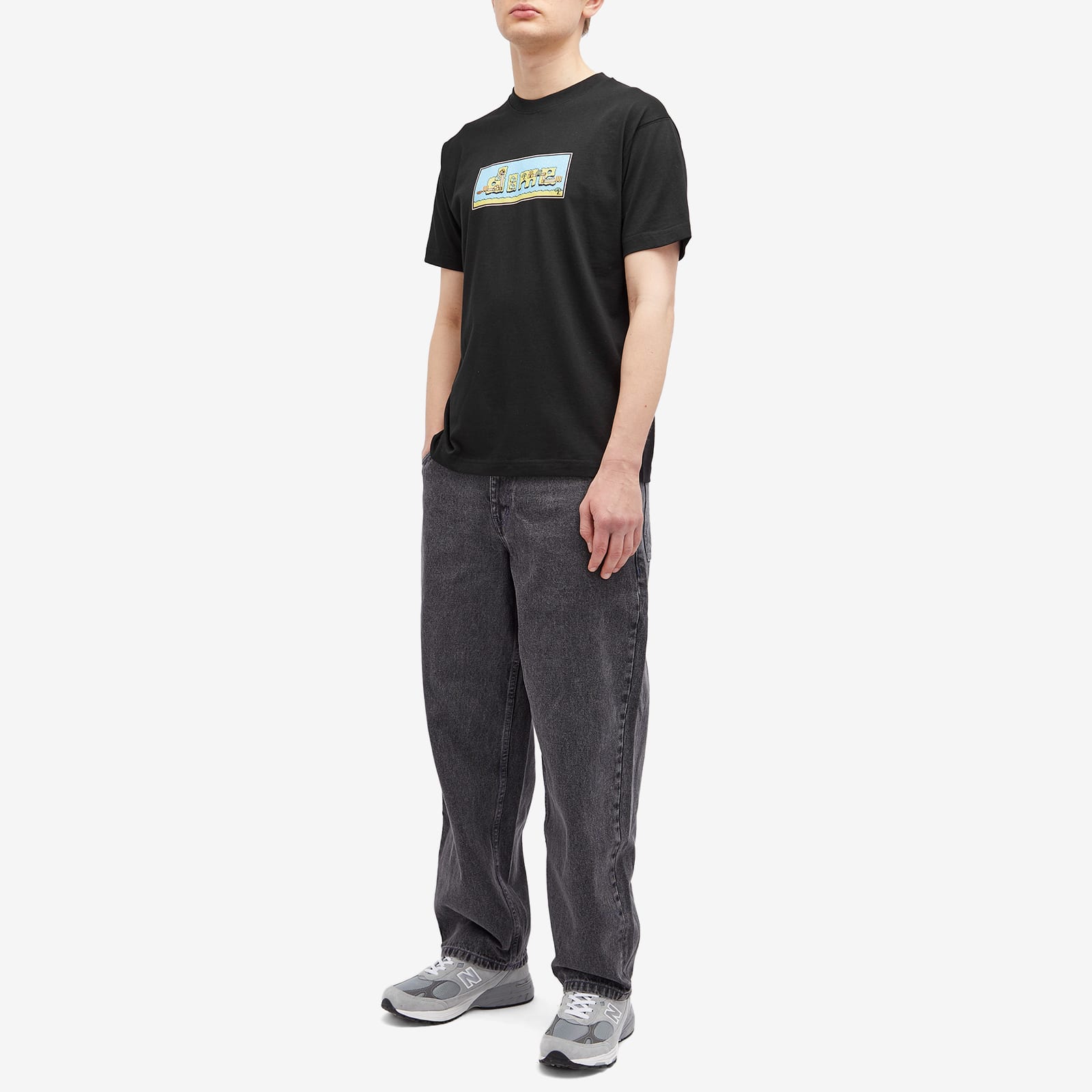 Dime Men's World T-Shirt in Black DIMEHO2460BLK