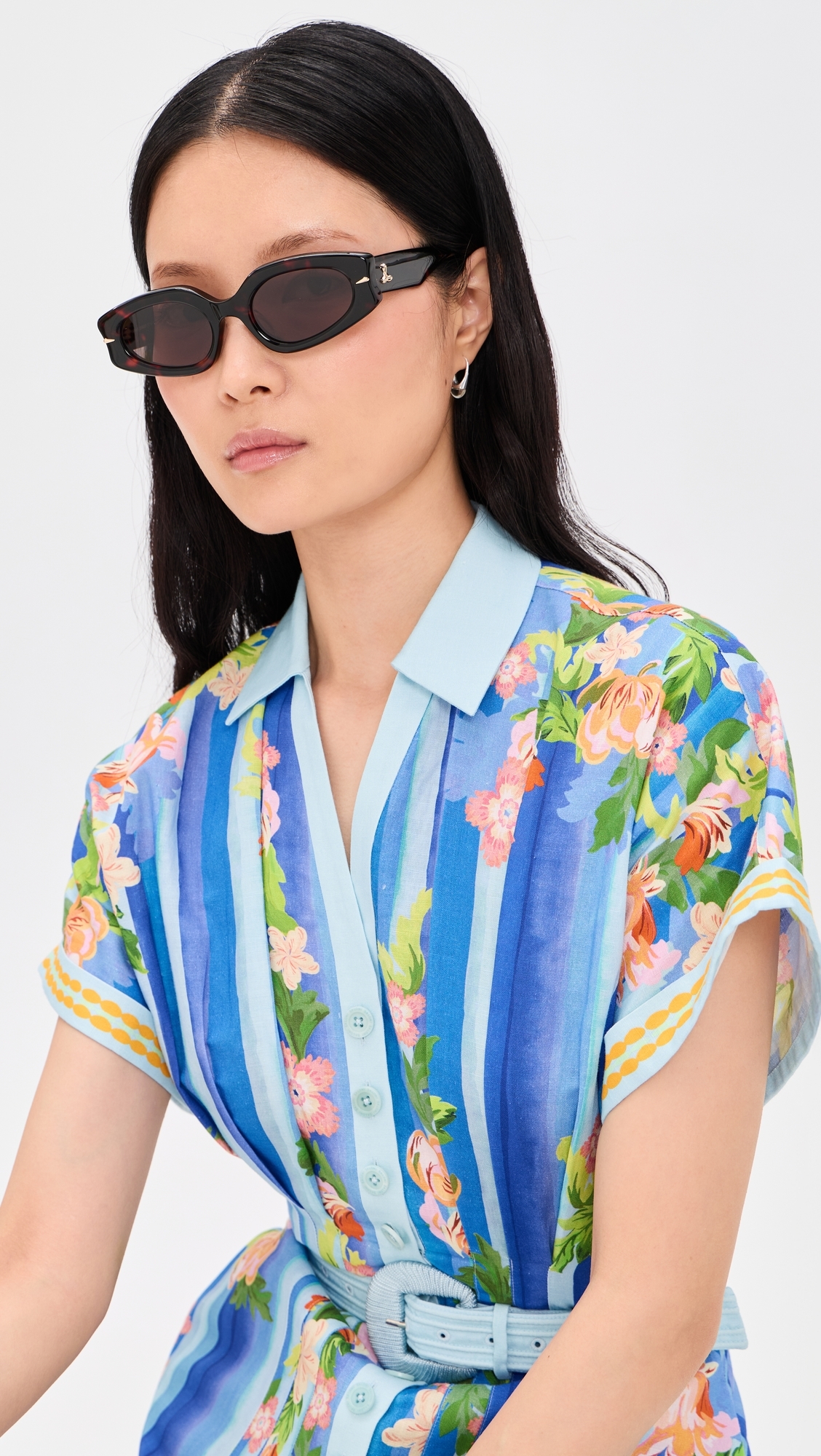 X Alemais Lunar Sunglasses Tortoiseshell One Size