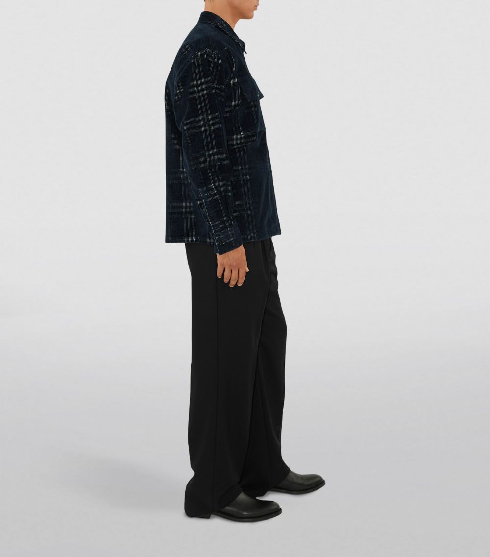 Corduroy Check Overshirt