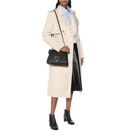 Gancini top-handle bag - Black