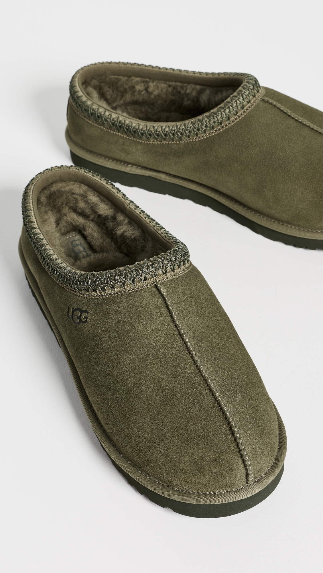 Tasman Slippers Burnt Olive/Forest Night