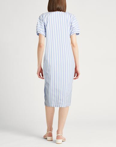 Woman Midi dress Lilac Size 4 Cotton, Polyamide, Elastane