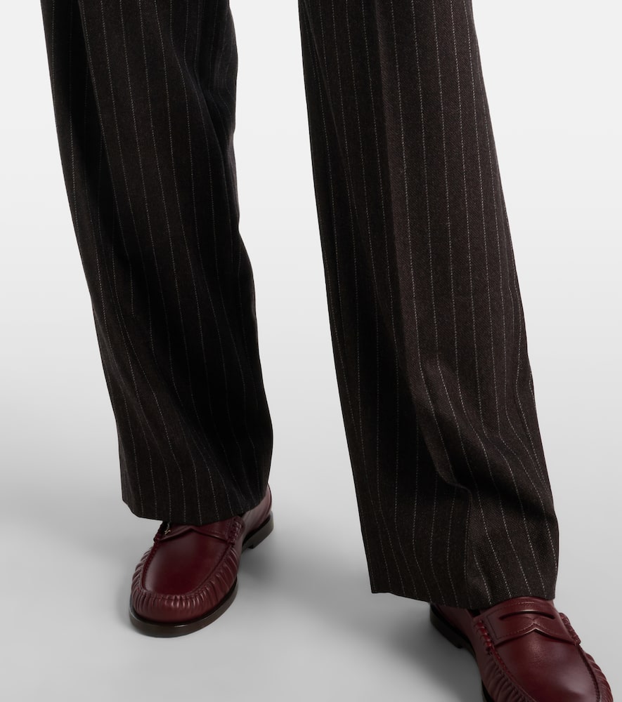 Blazé Milano Fox wool and cashmere straight pants