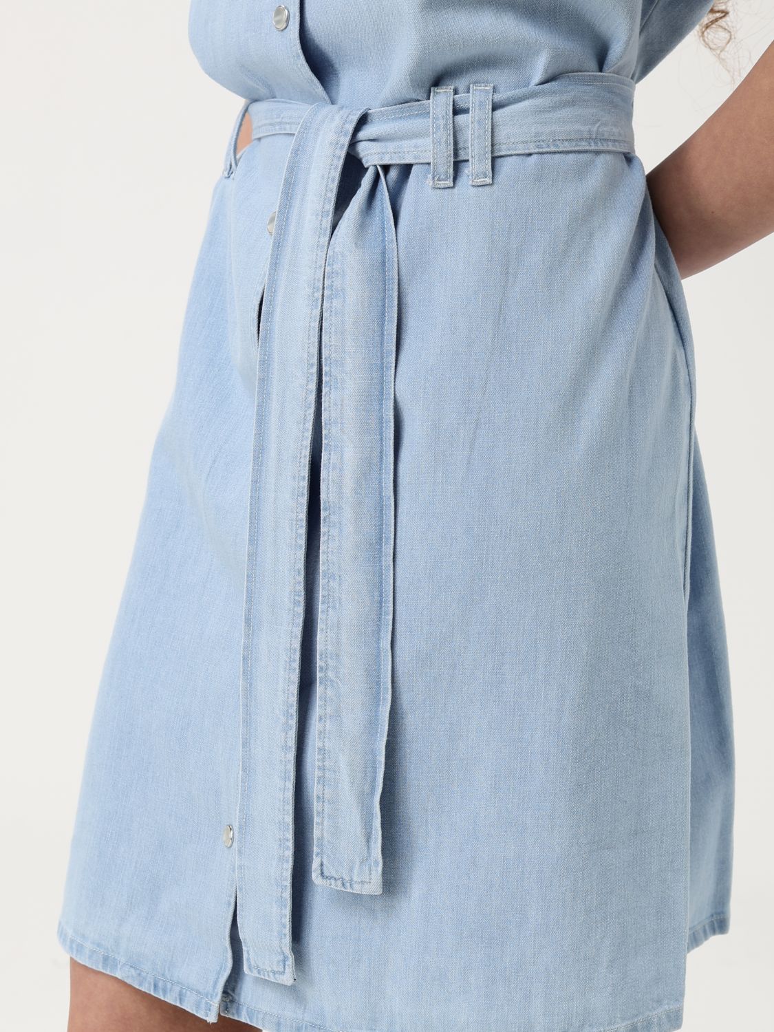 Dress A. P.C. Woman color Gnawed Blue