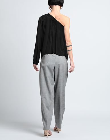 Même Road Woman Top Black Size 2 Viscose, Silk