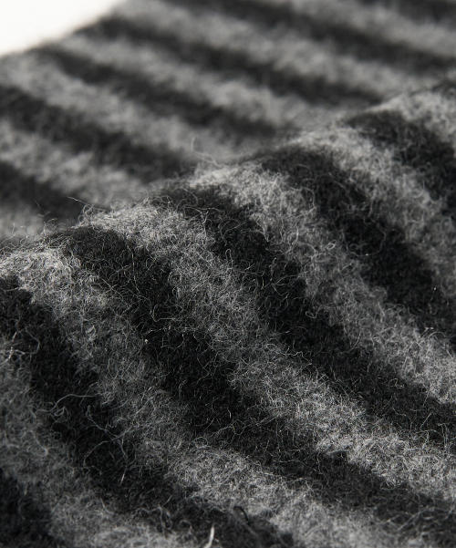 Stripe Knit Muffler