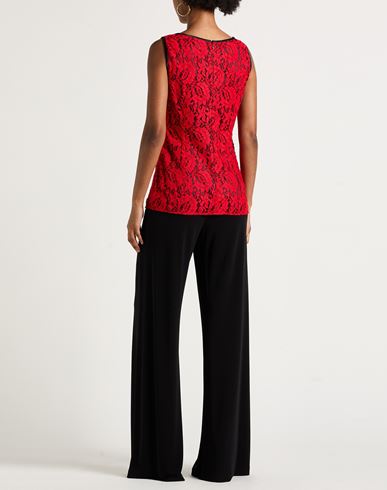 Woman Top Red Size 10 Viscose, Polyamide, Silk