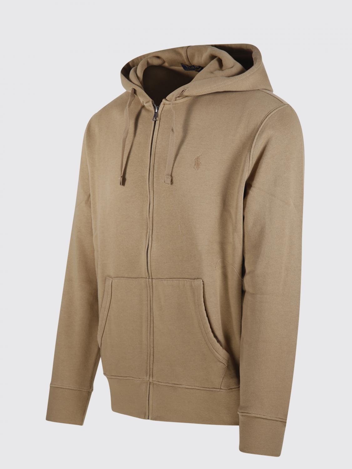 Sweatshirt Men color Beige