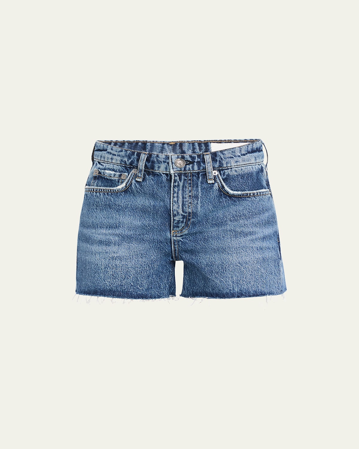 Dre Low-Rise Denim Shorts