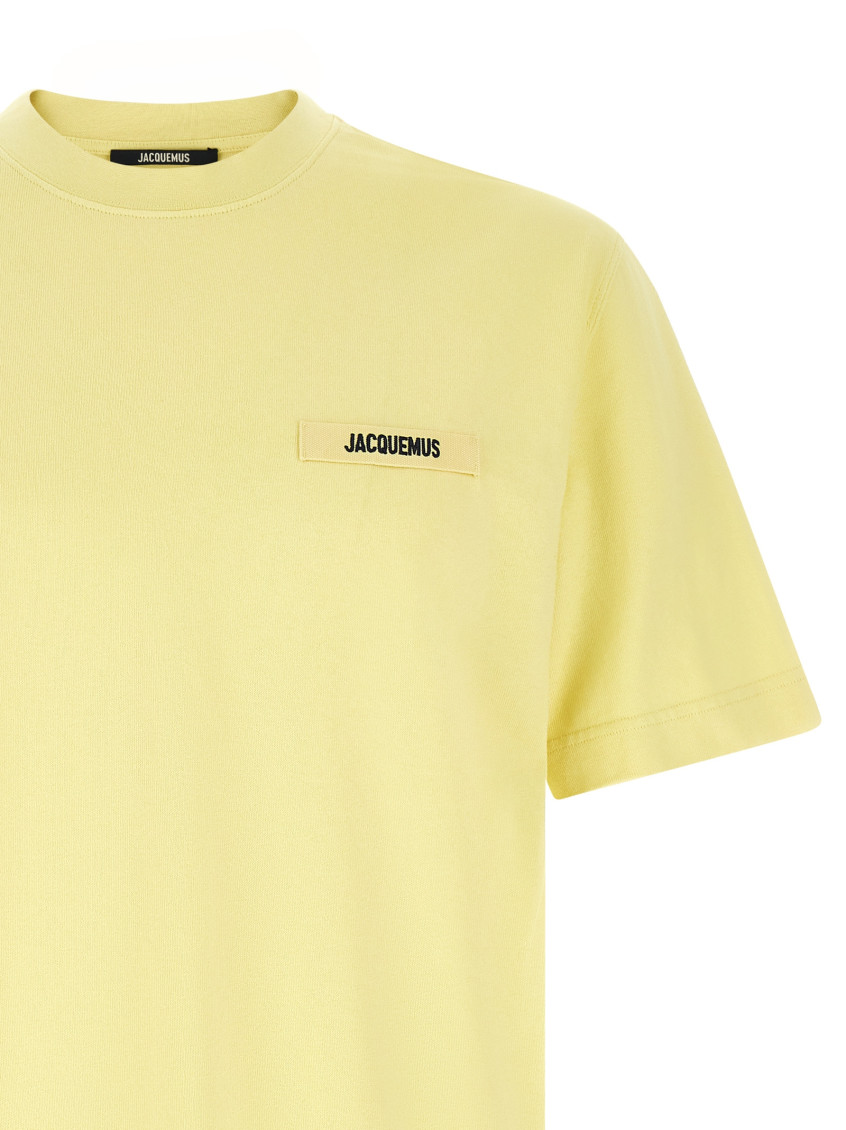 Jacquemus - gros grain crew neck short sleeve t shirt