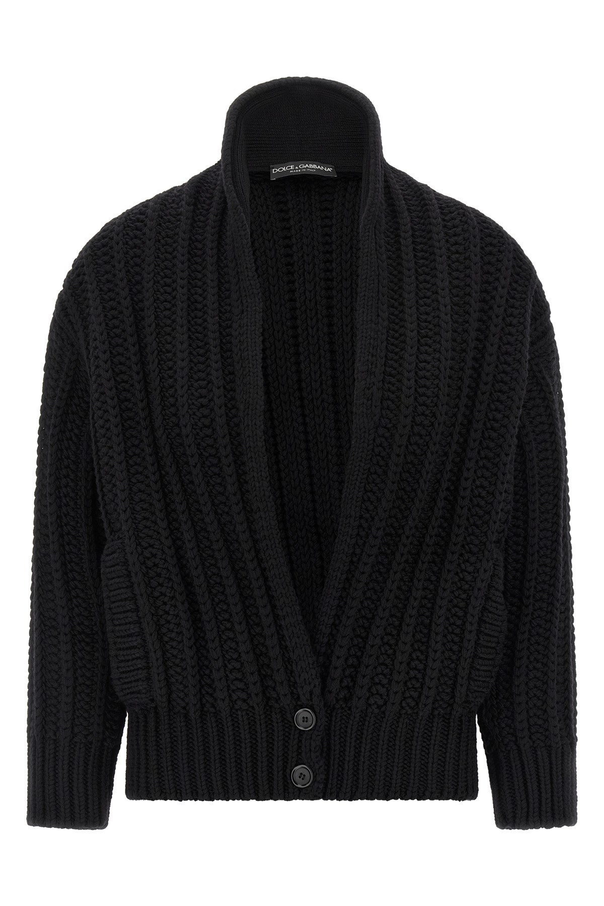 Coarse Wool Cardigan