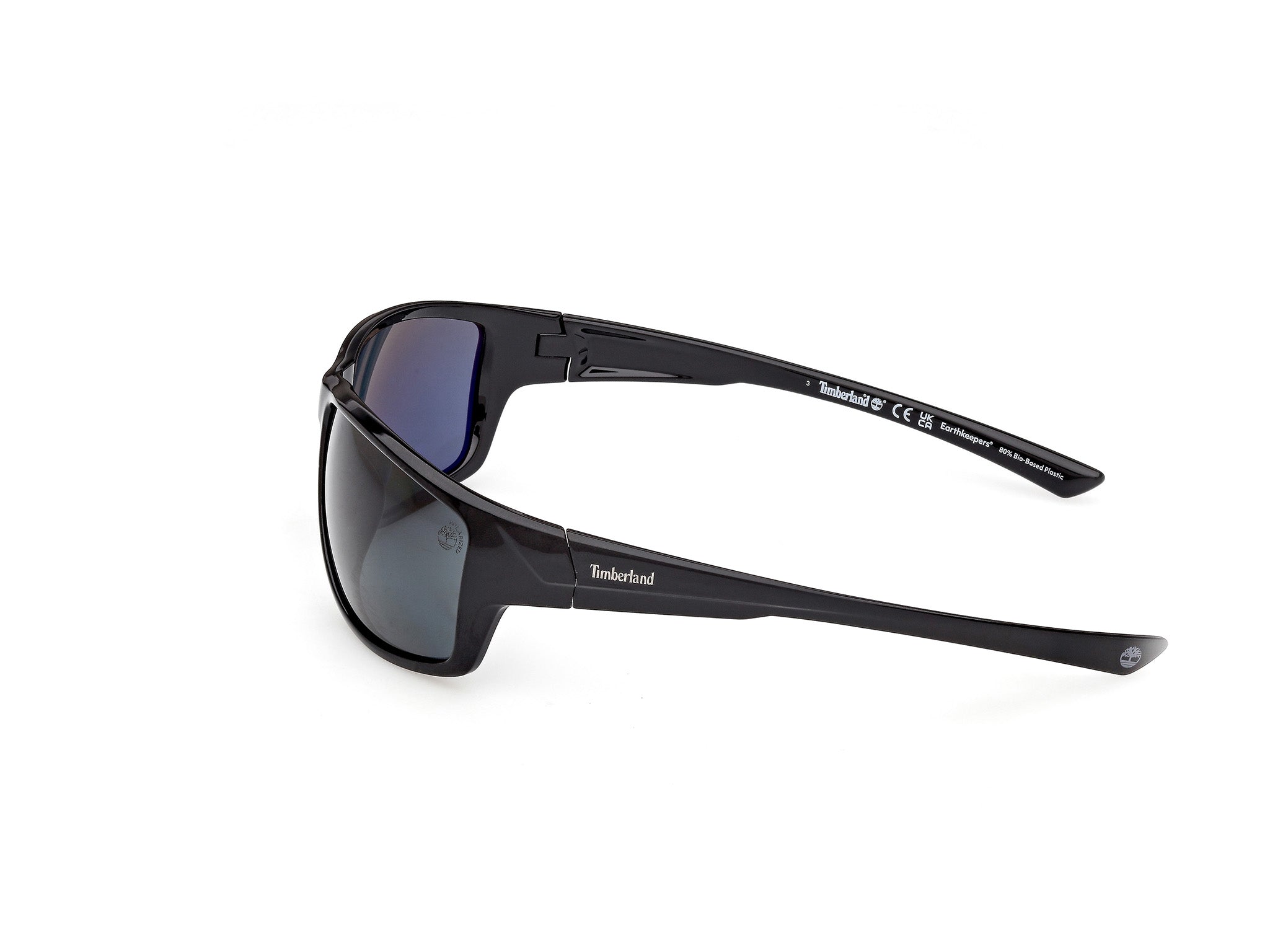Timberland Man Timberland TB00003 01D Sunglasses Injected Black Smoke Squared Polarized