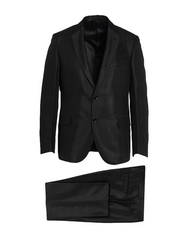 Man Suit Black Size 40 Virgin Wool, Polyamide, Elastane