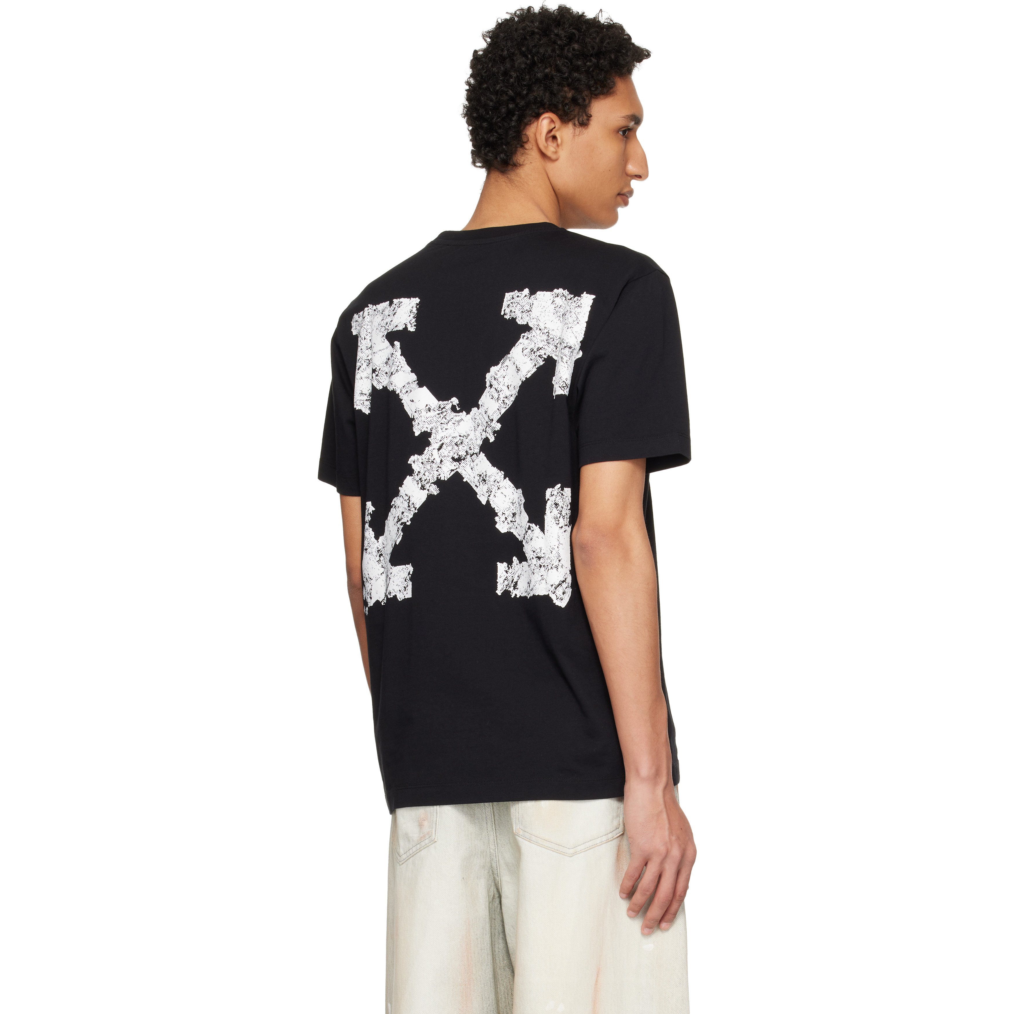 Black Heraldic Arrow Slim T-shirt