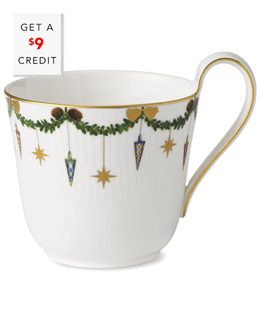 Star Fluted High Handle Mug With $9 Credit