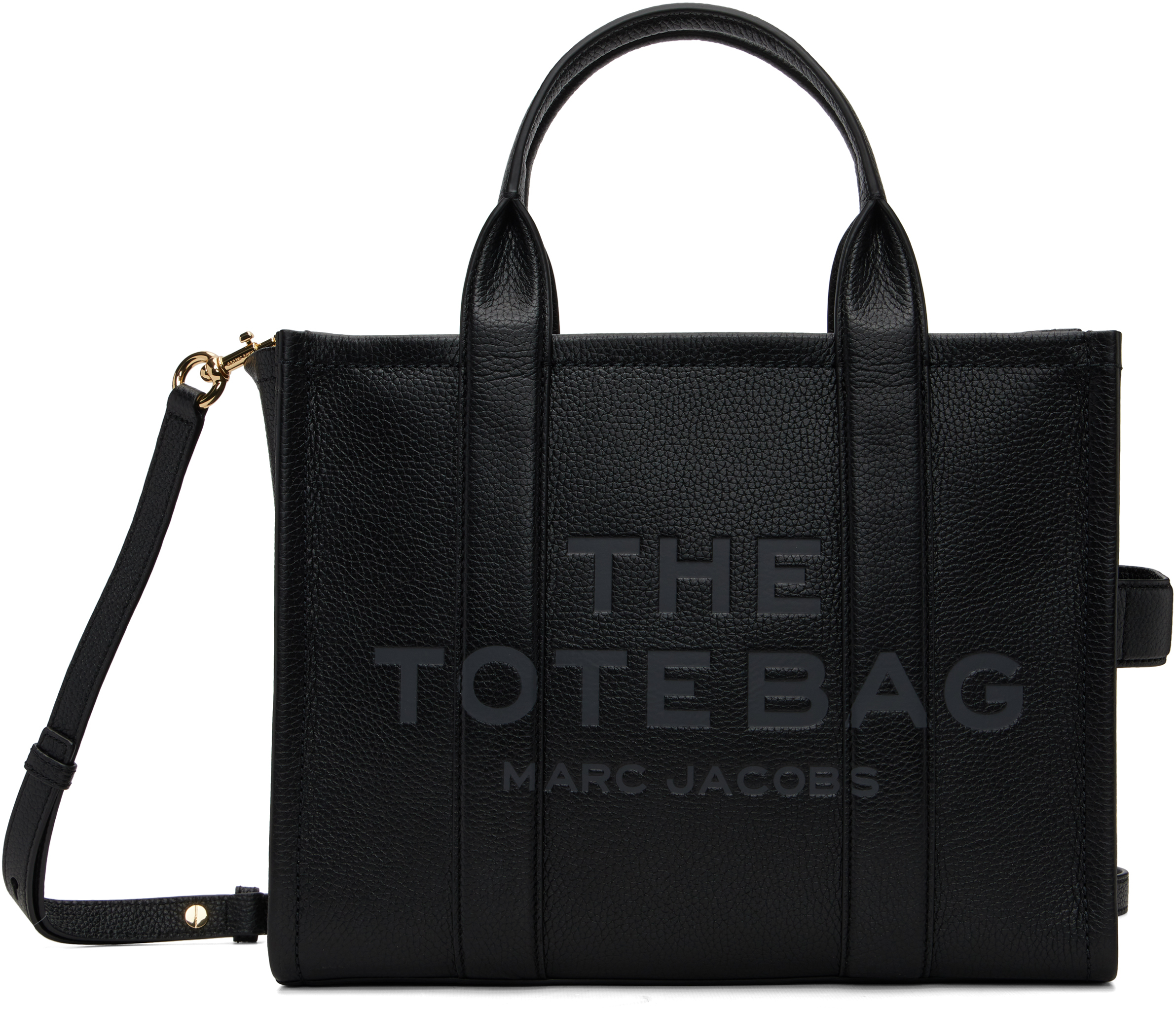 Black 'The Leather Medium' Tote