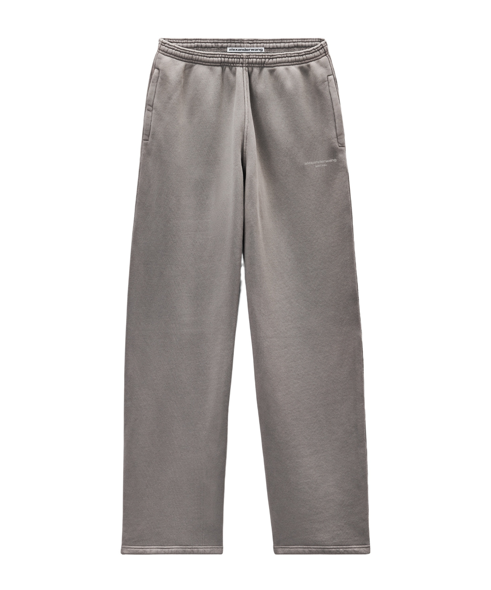 Grey Wide-Leg Sweatpants