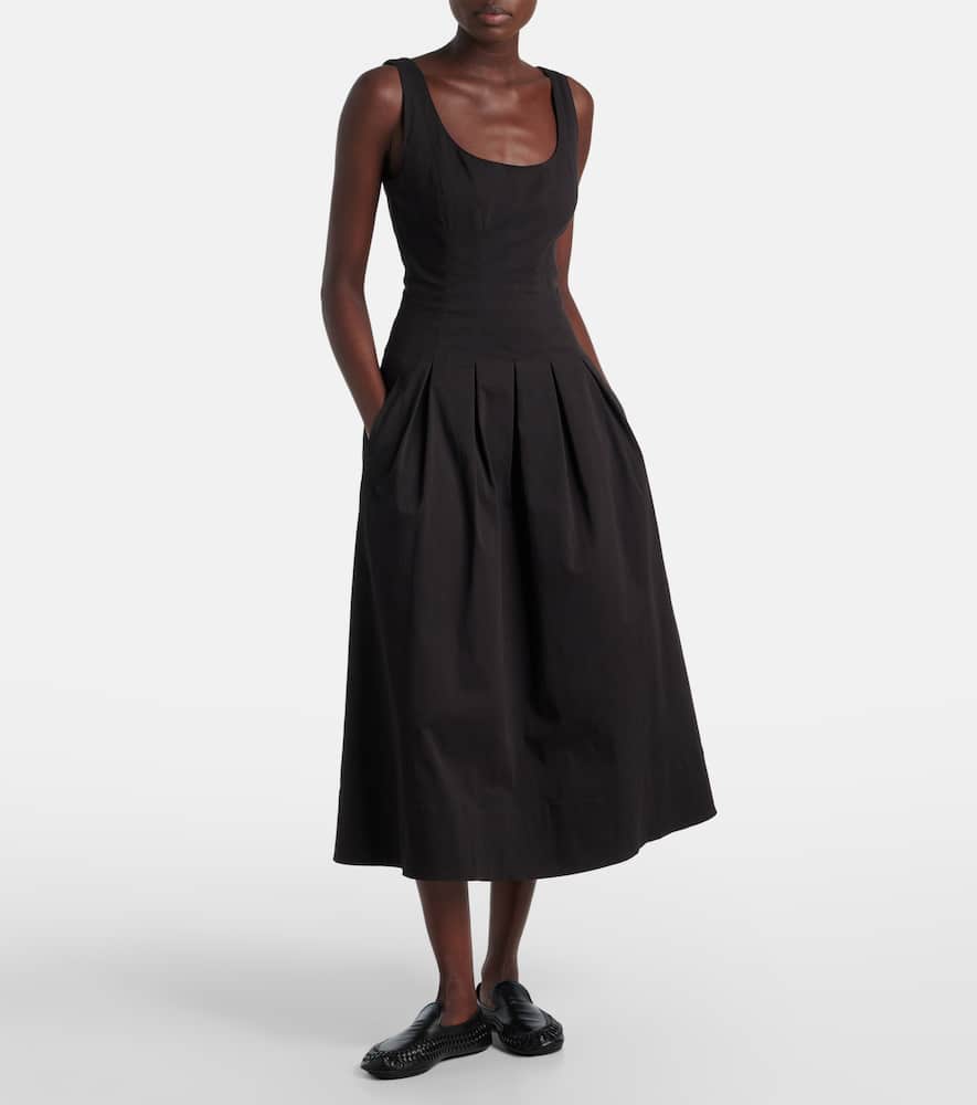 Shelby cotton-blend midi dress