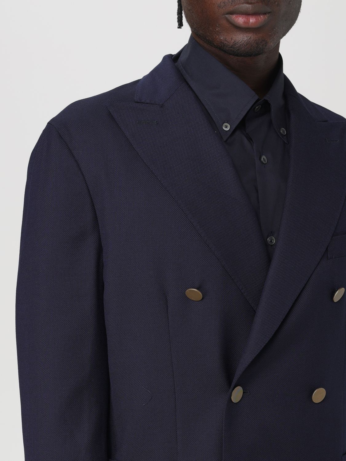 Jacket Men color Blue