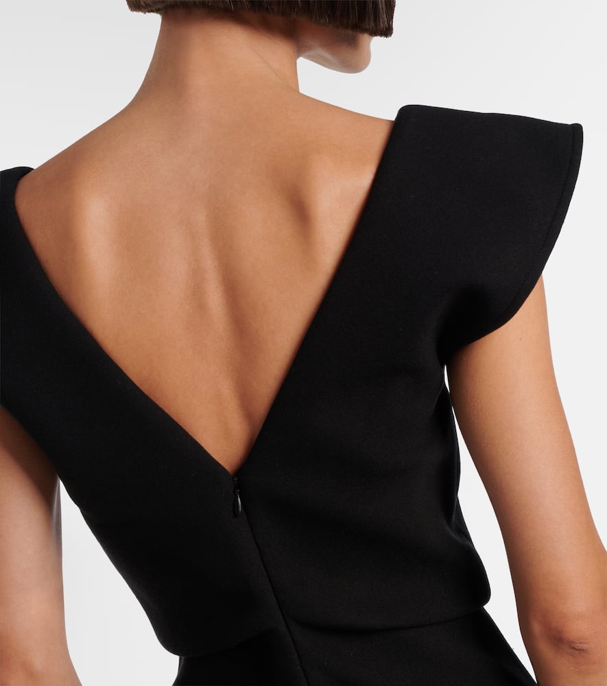 Mariam scuba midi dress