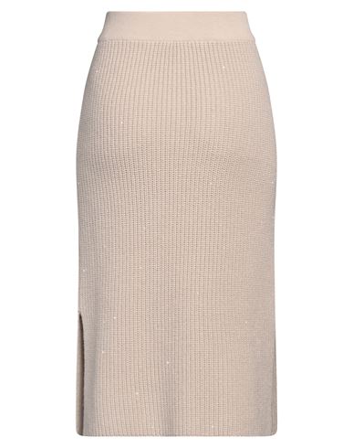 Woman Midi skirt Beige