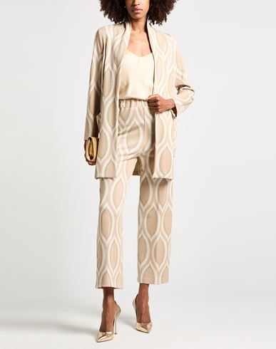 Woman Suit Beige Size S Viscose, Cotton, Polyester, Lurex