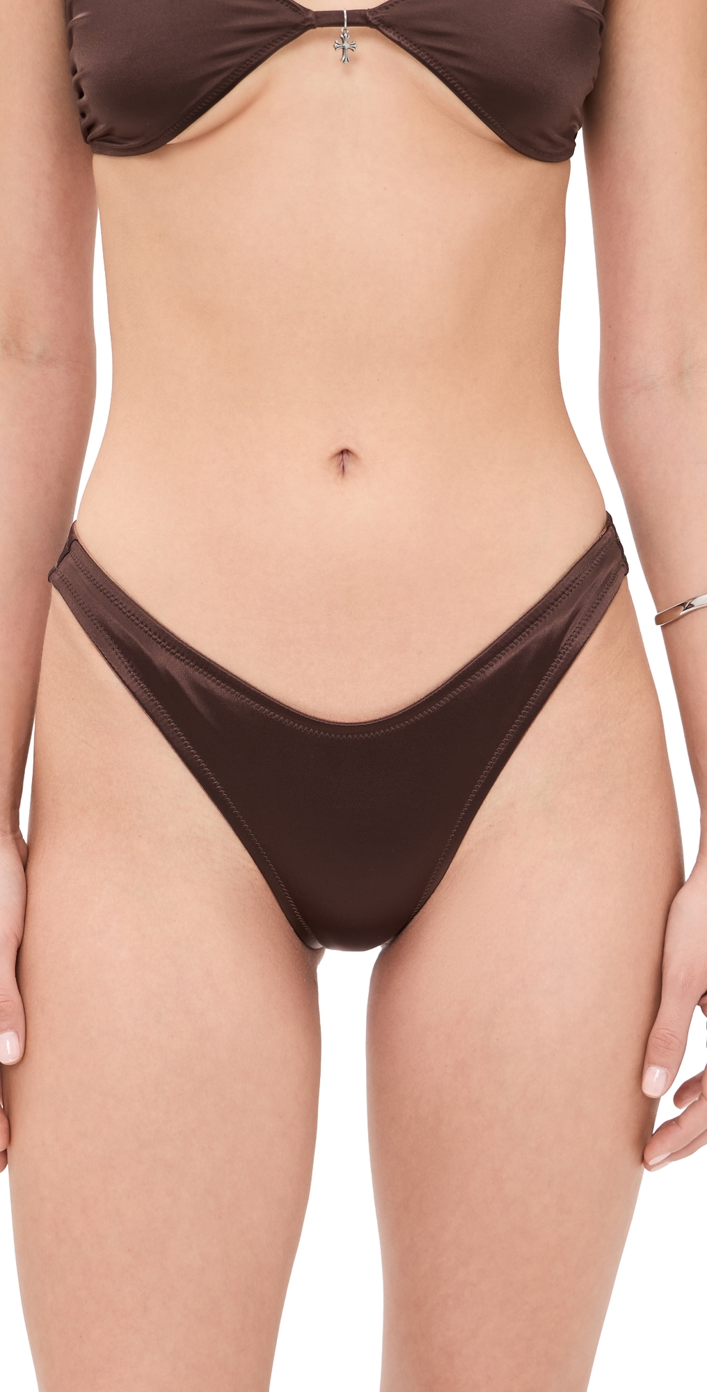 Lila Bikini Bottoms Chocolate