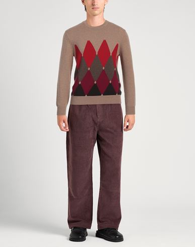 Man Sweater Beige Size 40 Cashmere