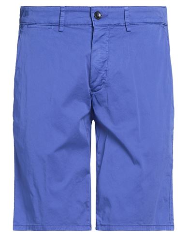 Man Shorts & Bermuda Shorts Bright blue Size 30 Cotton, Elastane