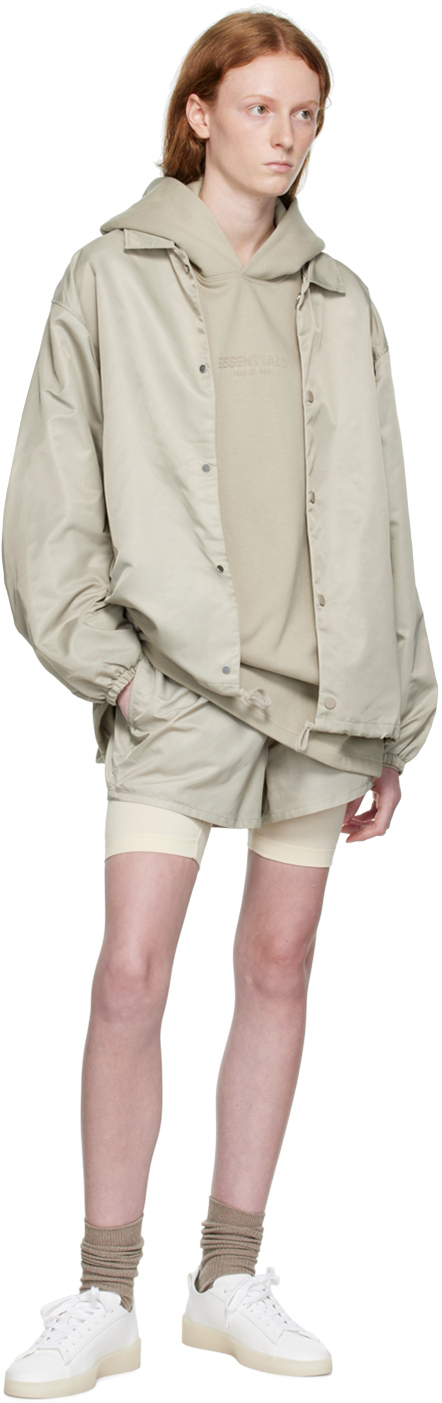 Gray logo shorts