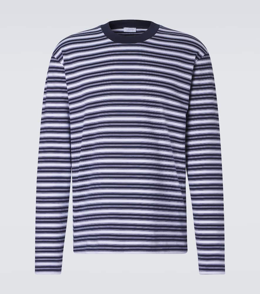 Striped cotton jersey T-shirt