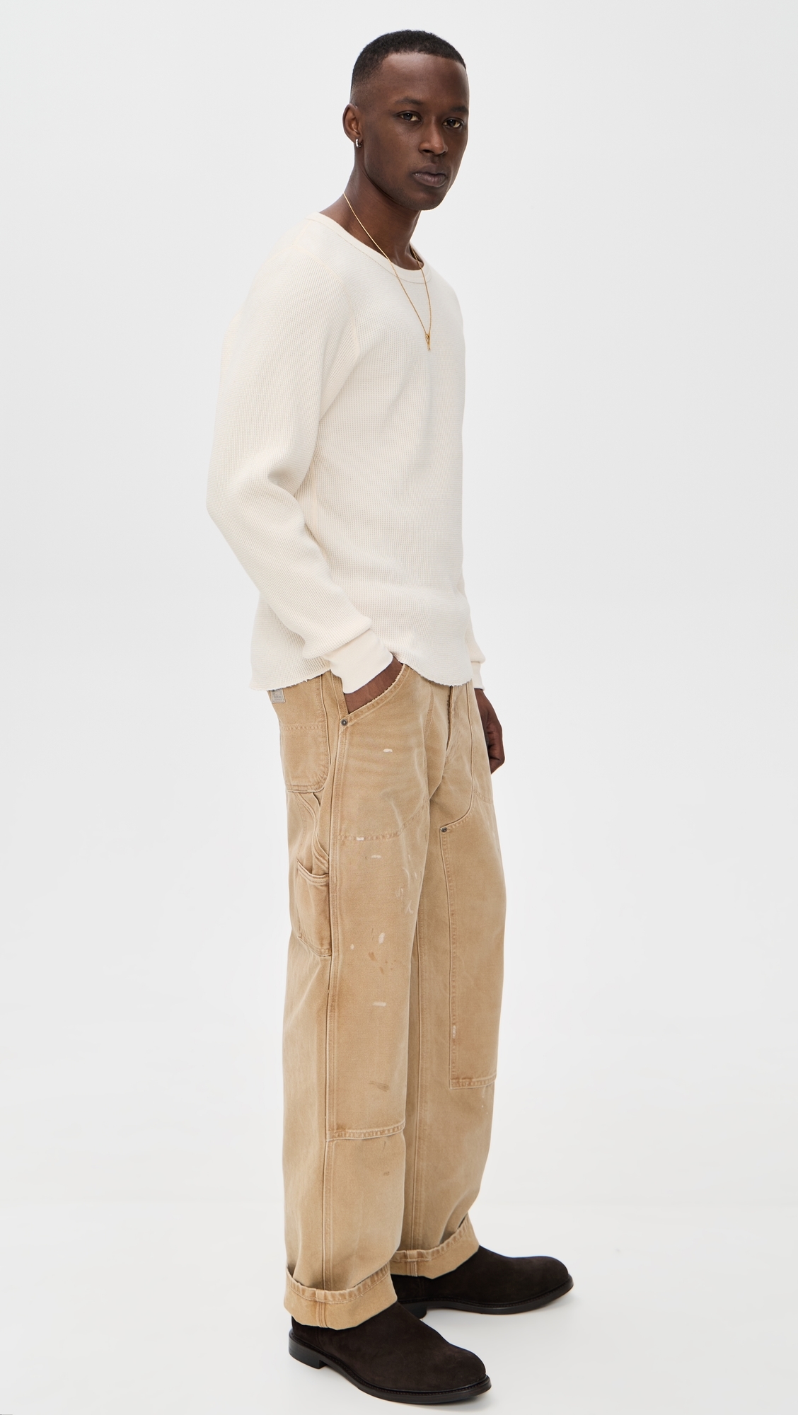 Thermal Long Sleeve Shirt Cream