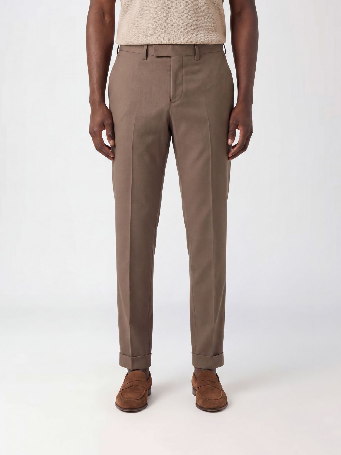 Pants Men color Green