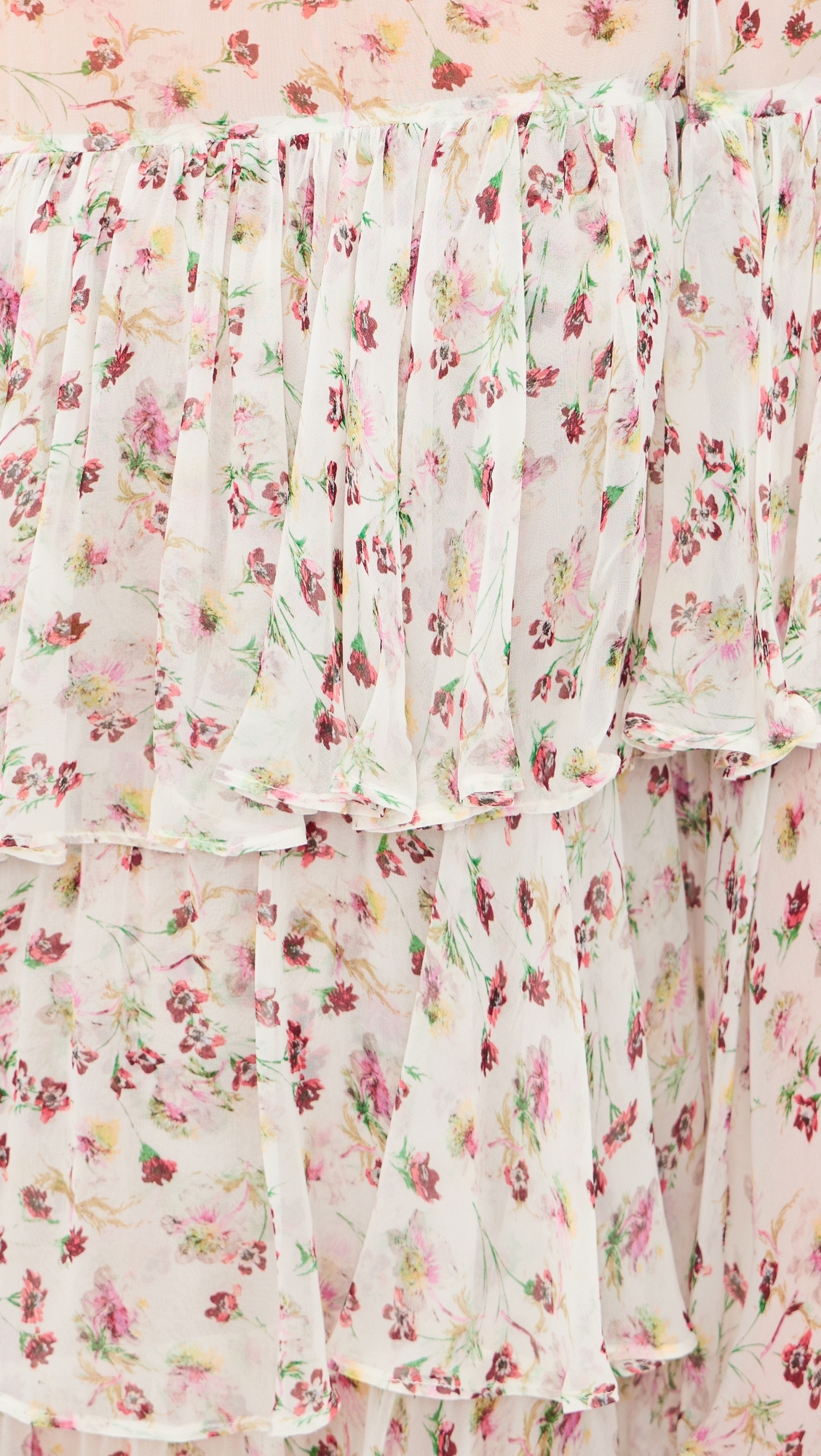 Vienna Wild Garden Dress White
