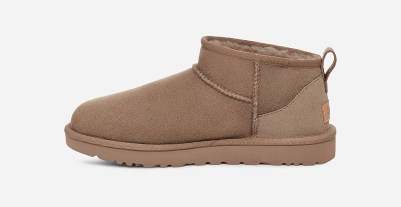 ® Women's Classic Ultra Mini Sheepskin Classic Boots in Caribou