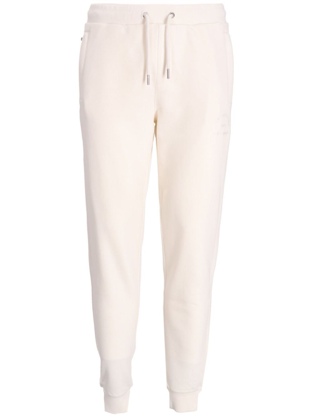 Tapered track pants - White