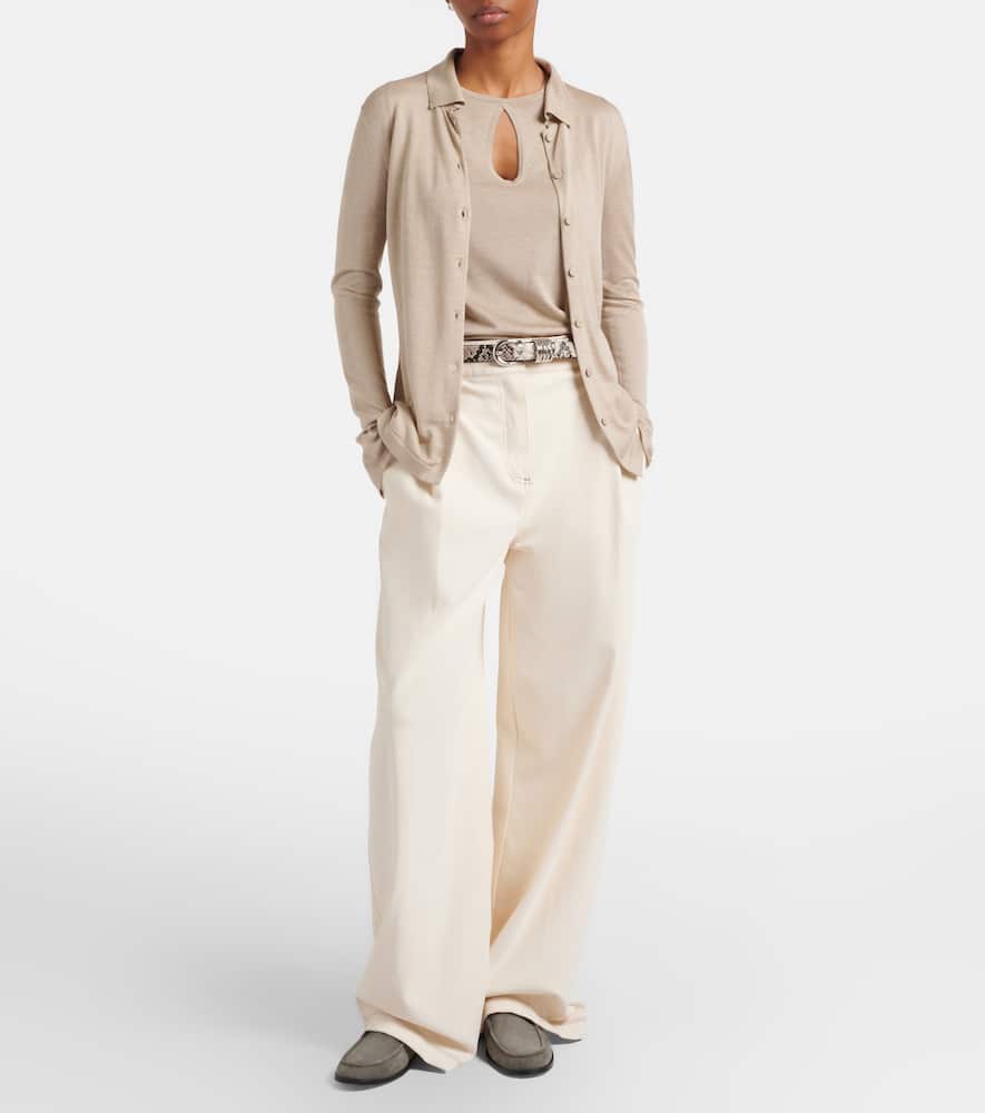 Flash silk and cashmere shirt