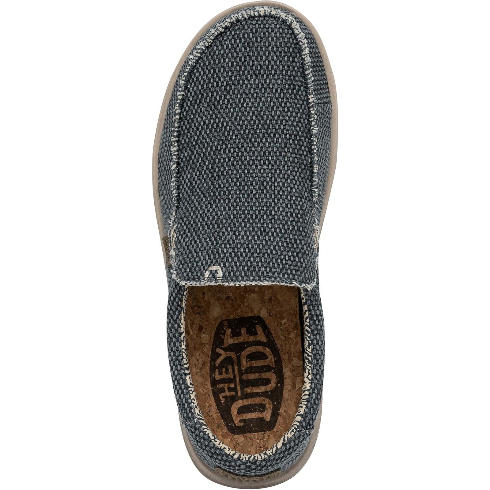 Heydude Mikka Braided Textile Men's Deep Blue Loafer