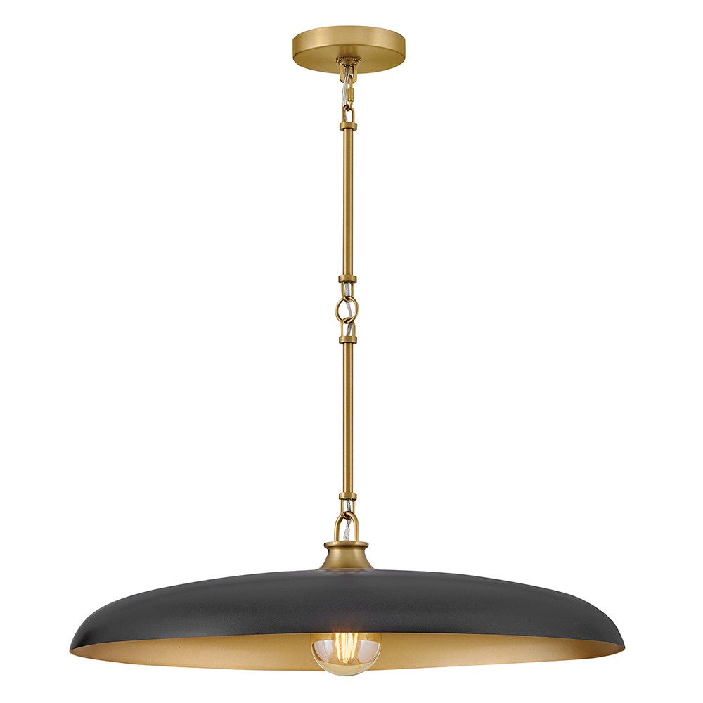 Lacquered Brass LED Chandelier from the Sadie Collection