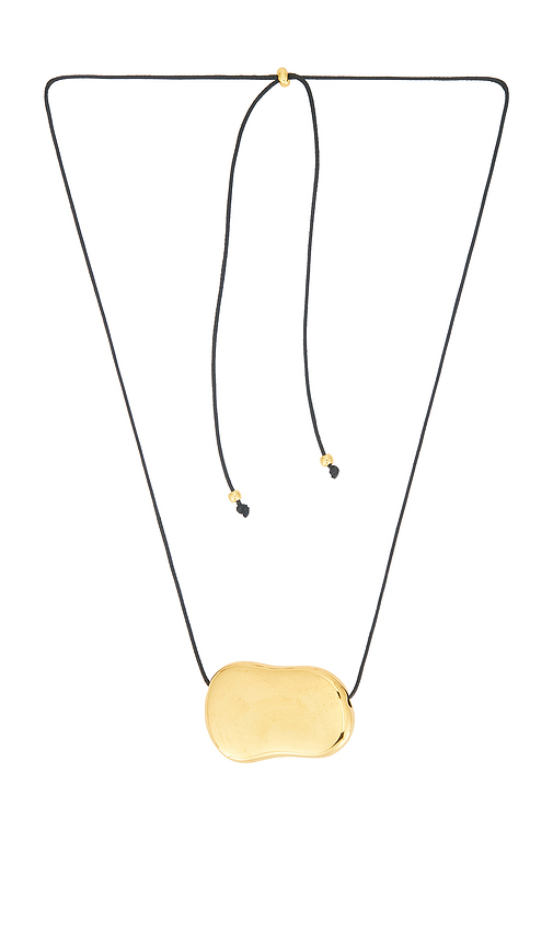 Heaven Mayhem Julia Long Pendant Necklace in Metallic Gold