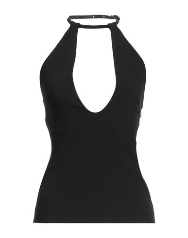 The Attico Woman Top Black Size 2 Polyester, Elastane