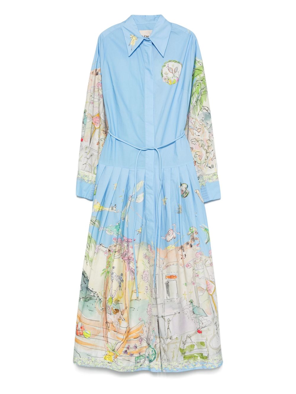 Organic cotton dress - Blue
