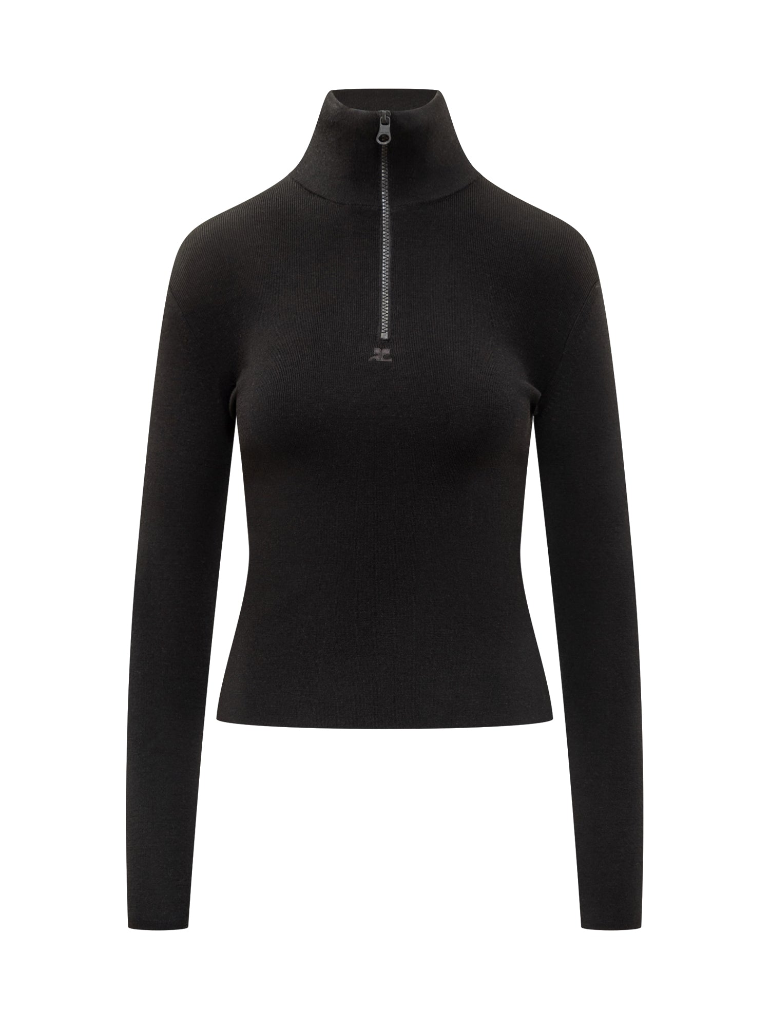 High Neck Merino Wool Sweater