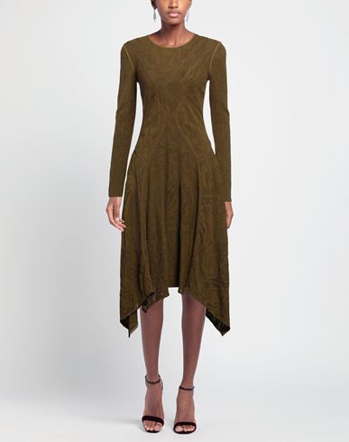 Woman Midi dress Military green