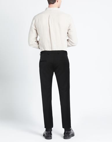 Man Pants Black Size 30 Polyester, Viscose, Elastane