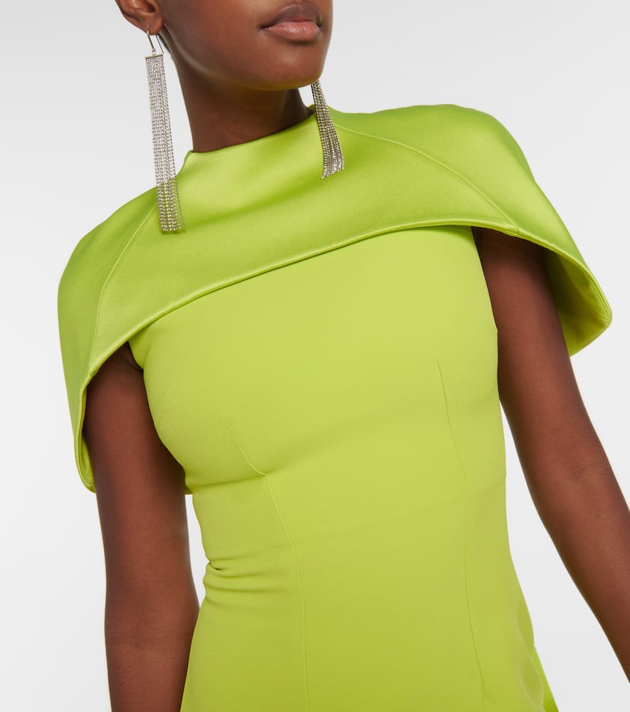 Kalika crêpe gown