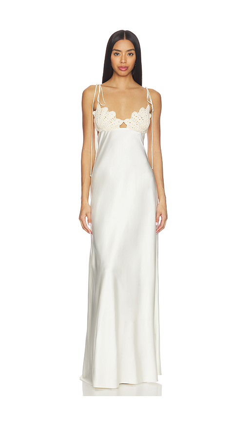 Mayle Vasquez Concha Dress in White. XS. Also in L, M