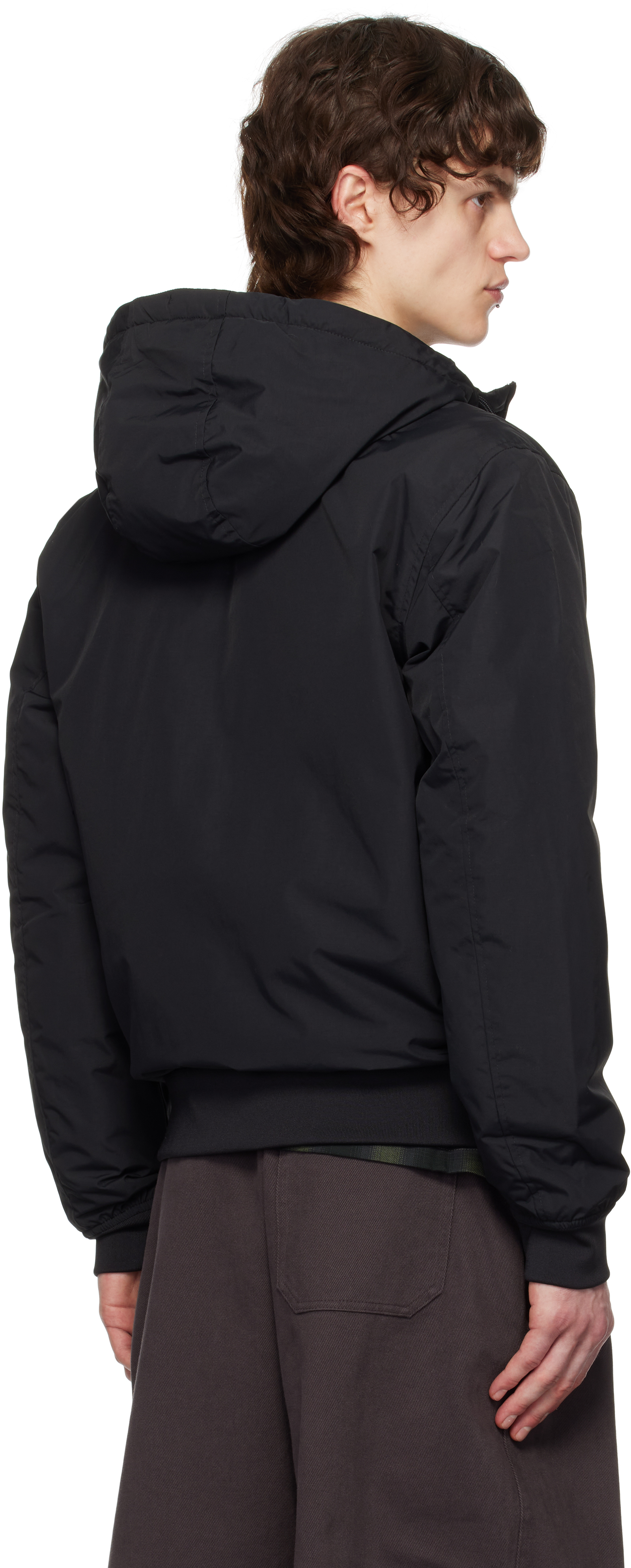 Fred Perry Black Hooded Brentham Jacket